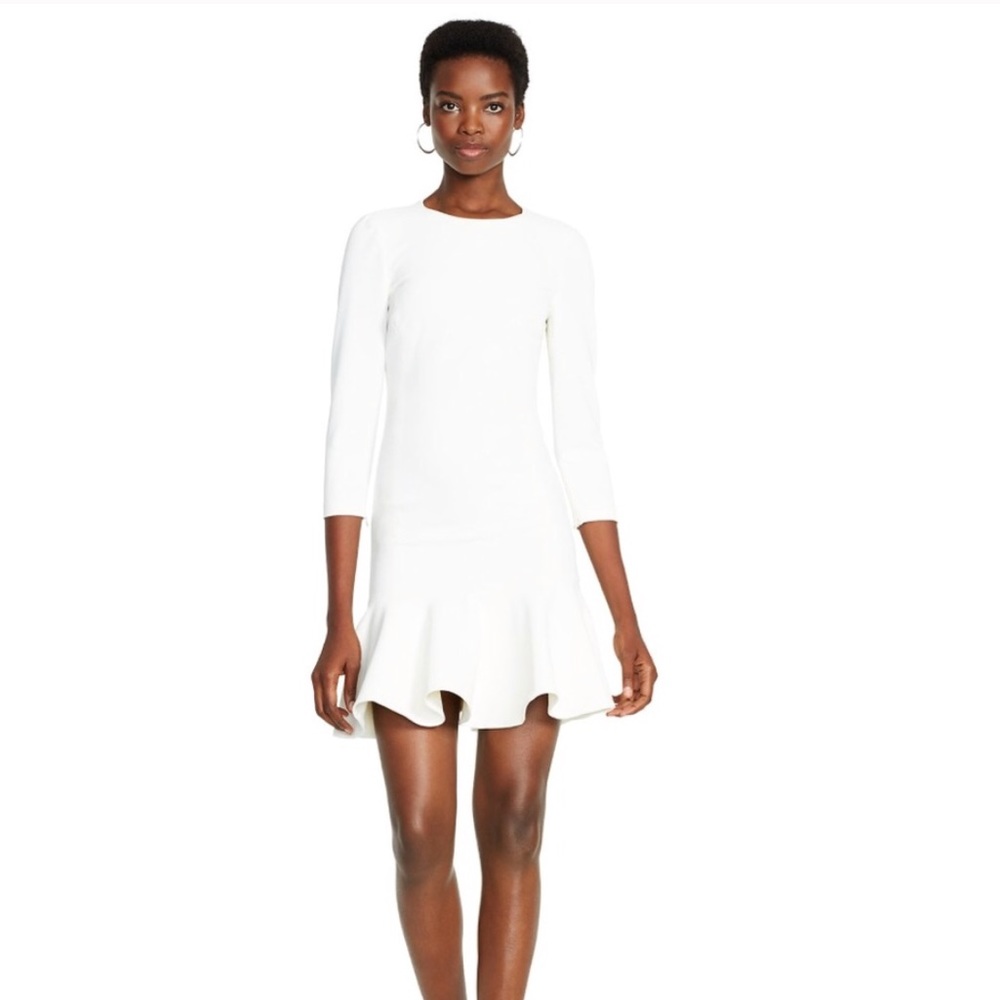 Polo Ralph Lauren White/Cream drop waist dress
